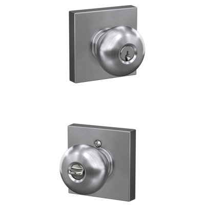 Plymouth Keyed Entry Knob with Collins Trim