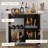 Black Kitchen Island Cart With Storage Space