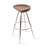 Cattelan Max Swivel Counter & Bar Stool In Solid Walnut-86410353-86410358
