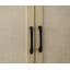 Armoire à 4 portes, avec 4 tablettes intérieures réglables, armoire de rangement