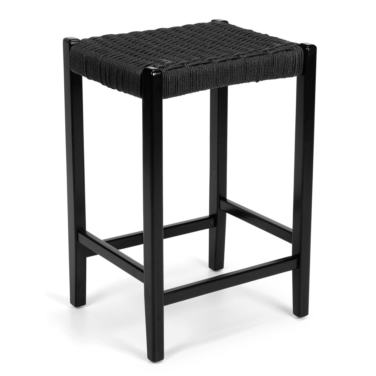 Piper 26" Bar Stool, Black