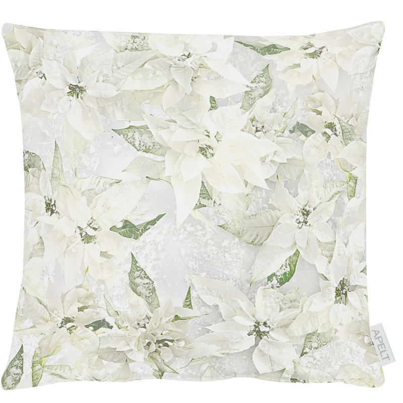 Square Cushion, White, 39cm H x 39cm W x 5cm D