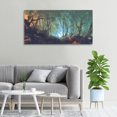 Mystical Forest - No Frame Print on Canvas