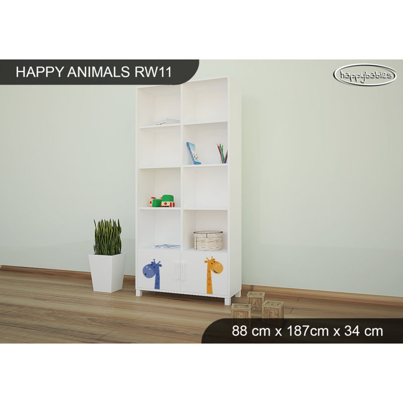 187cm H X 88cm W Animals Kids Cube, Green
