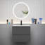 Glossy Vanity Unit,Wall Mounted,Detachable,Soft Close,Two-Drawer+Basin-2085385753
