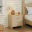 Table de chevet 3 tiroirs Rattan-666609159
