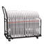 Chariot pliant robuste avec roulettes pour chaise roulante, pouvant accueillir 25 chaises, 300 lb (l 39,5 po x P 19,7 po x H 41,5 po)-126393387