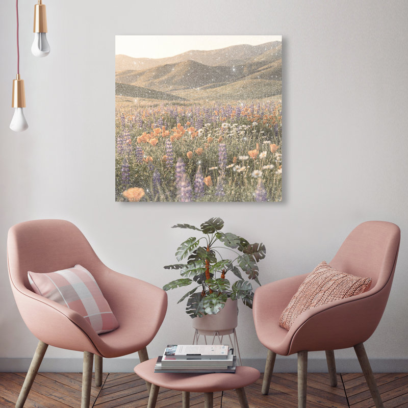 Lavender Hill Print by Oliver Gal, Gallery Wrapped, 24"H x 24"W