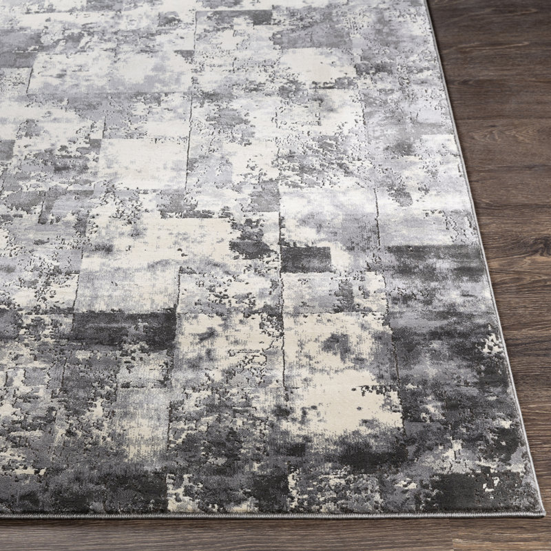 Abstract Indoor Rug, Rectangle 9' x 12'4"