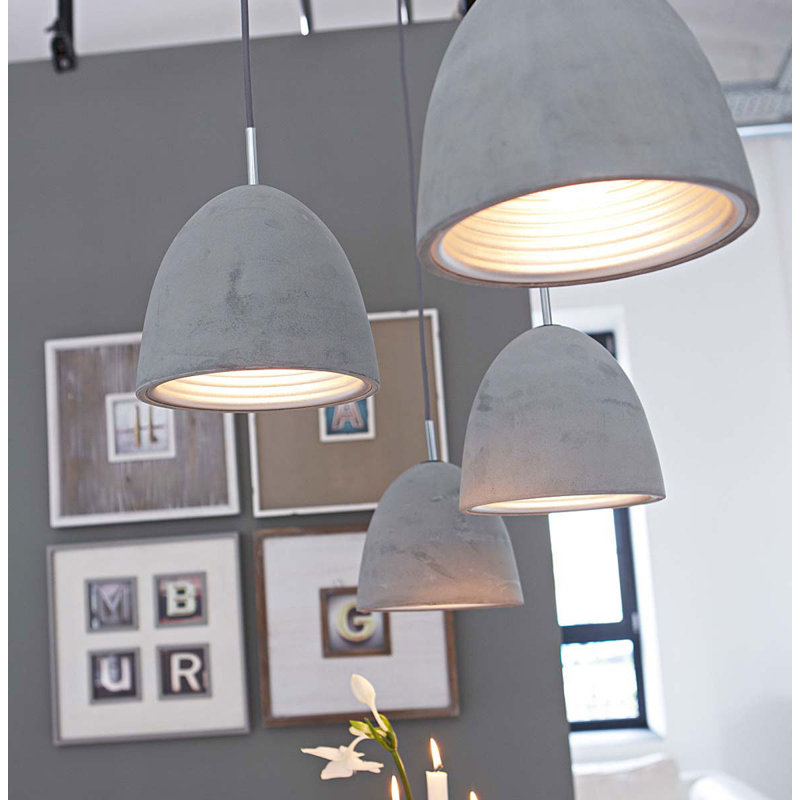 Williamson 1 - Light Concrete Single Pendant, Small