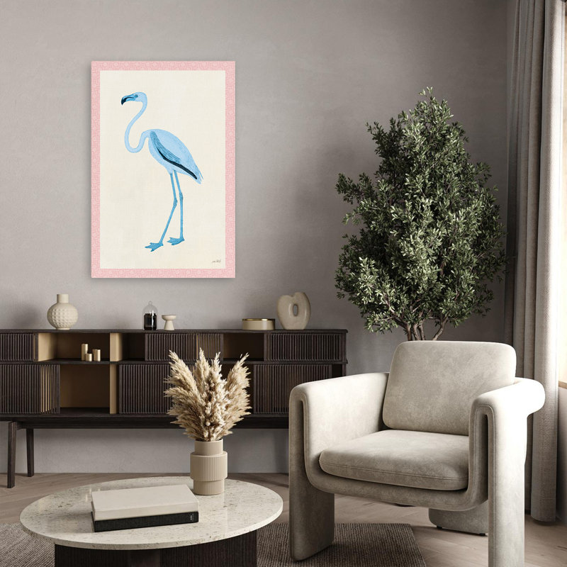 Floridian IV - Art animalier bleu contemporain, H 36 po x l 24 po