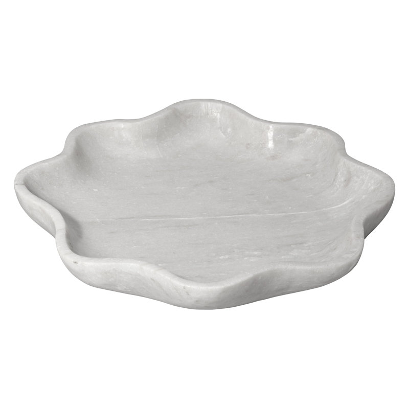 Frill Marble Decorative Bowl