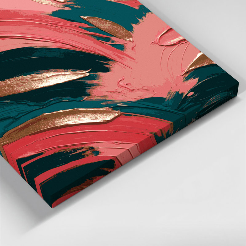 Abstract Landscape 99 Brown Canvas Wall Art, 12" H x 12" W