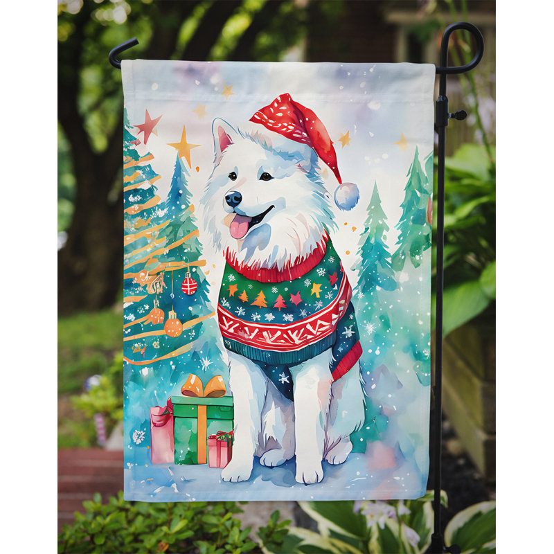 Double Sided Polyester Christmas, 15.5'' H x 11.25'' W