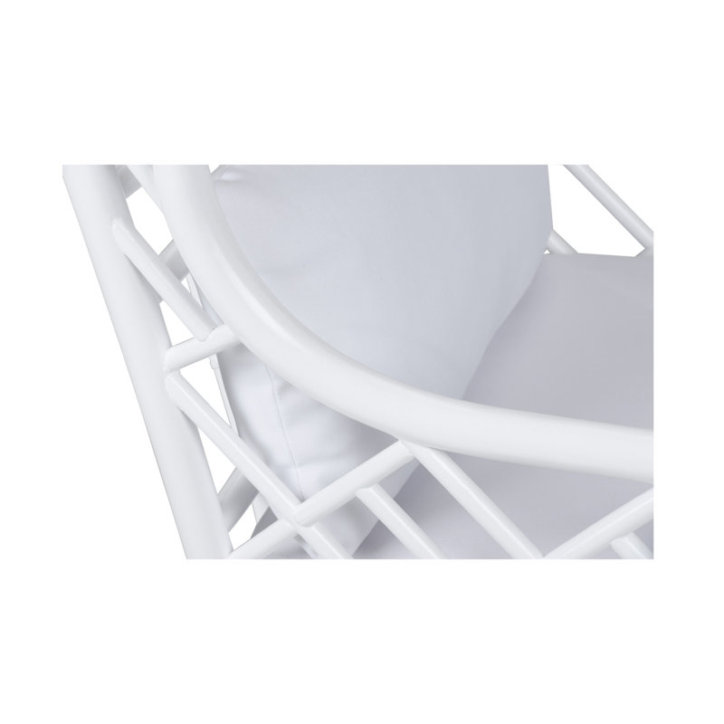 Fauteuil à oreilles en rotin Gwyneth