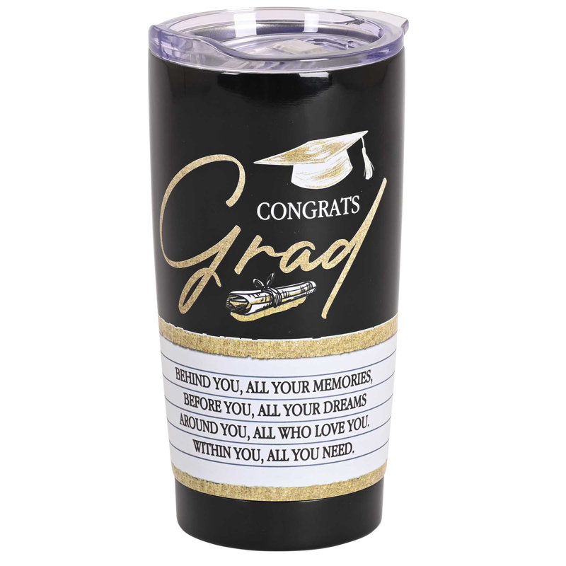 Gobelet Congrats Grad noir 20 oz