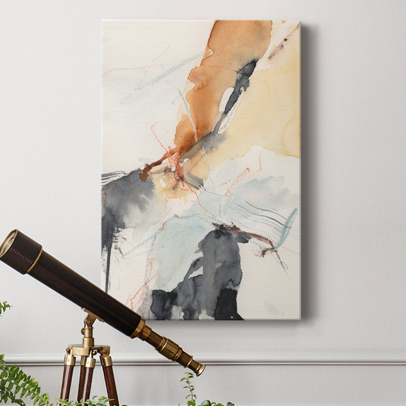 Efflux II - impression sur toile tendue, H 60 po x l 40 po x P 1 po