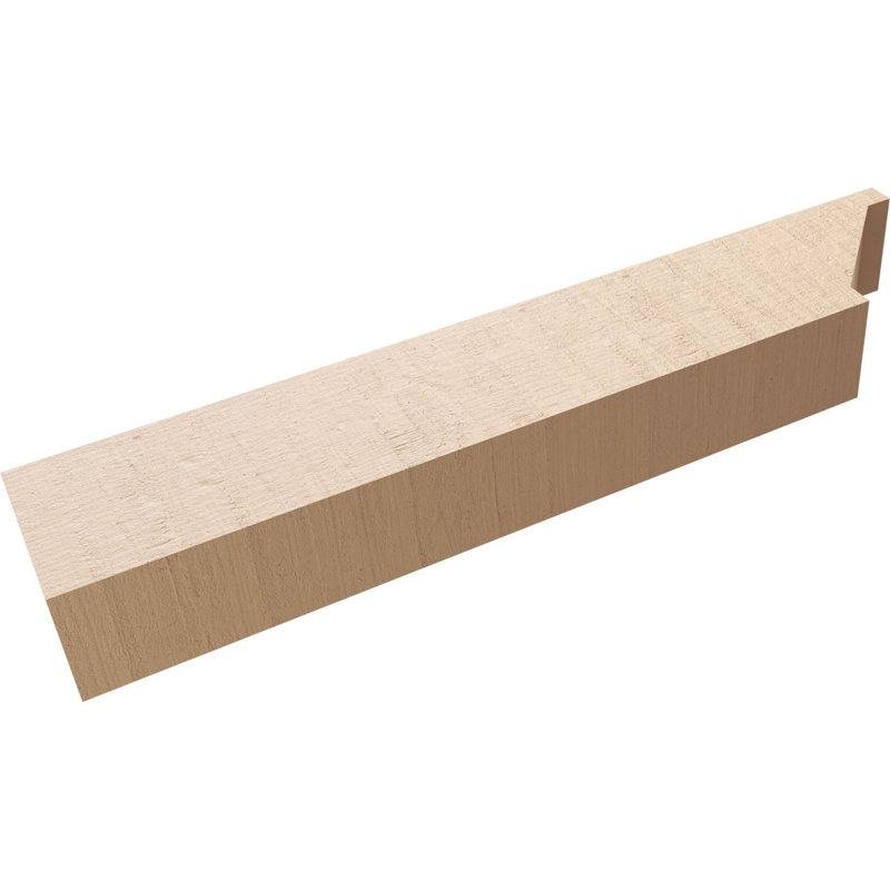 Burlington Woodgrain TimberThane Ra partier queue, brun clair apprêté, H 7 po x l 35 po x P 9 po
