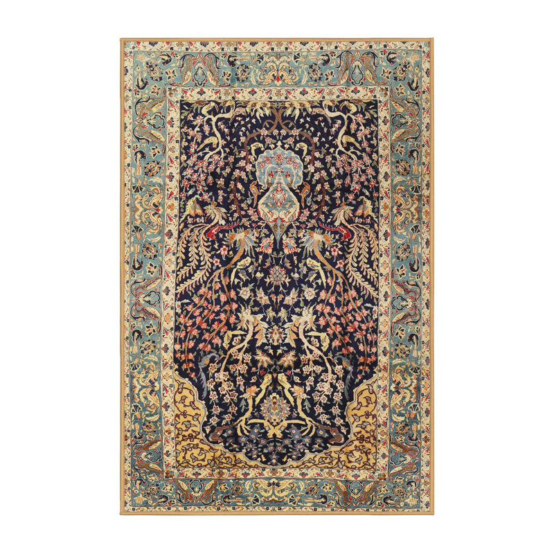 Oriental Indoor Rug, Rectangle 5' x 7'