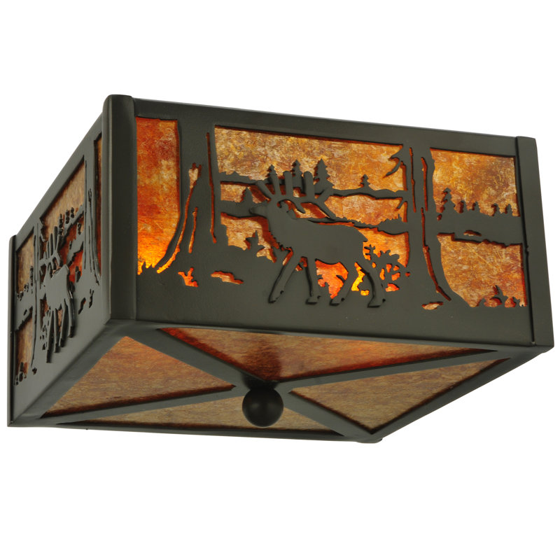 Rustic Lodge 2 - Light Flush Mount
