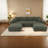 Comfortable Modern Sofas With Extended Multifunctional Design In Plush Corduroy
