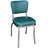 Retro Home 20'' H Tufted Upholstered Metal Side Chair-10955908