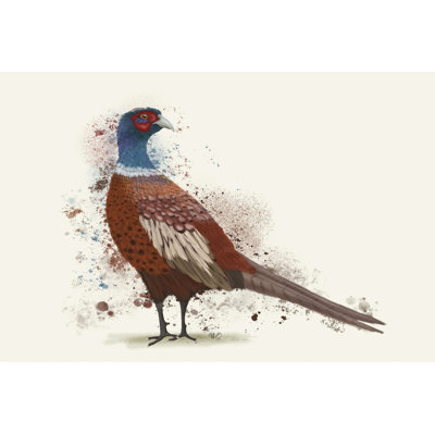 Pheasant Splash 5 - Impression sur toile tendue