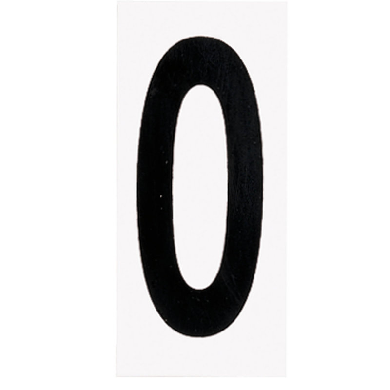 Numéro de maison en plastique Tinsman H 5 ", 0