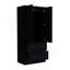Armoire Edie, chambre à coucher, noir-248154922