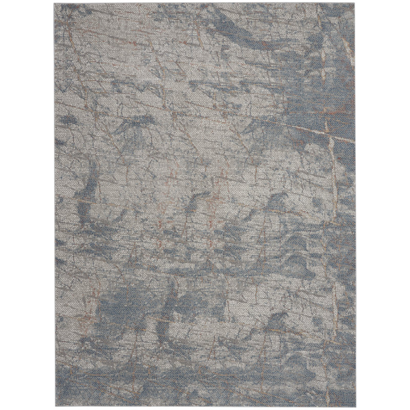 Abstract Indoor Rug, Rectangle 9'3" x 12'9"