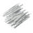 Waterfall Linear Glass And Metal Mosaic Tile-61209337