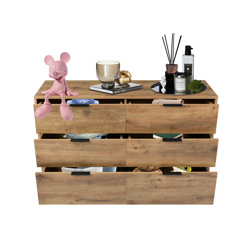 Iron 6 - Drawer Rectangle Accent Chest