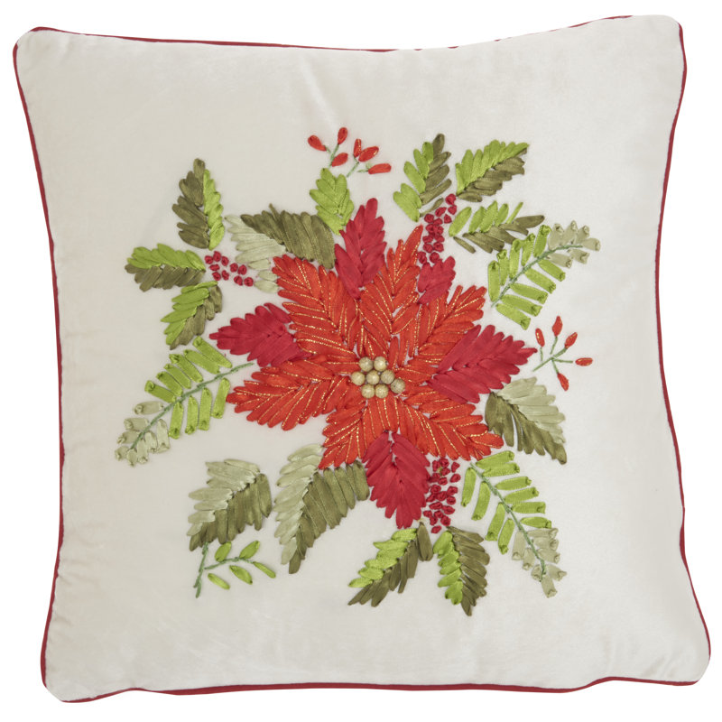 Appliqued Throw Pillow