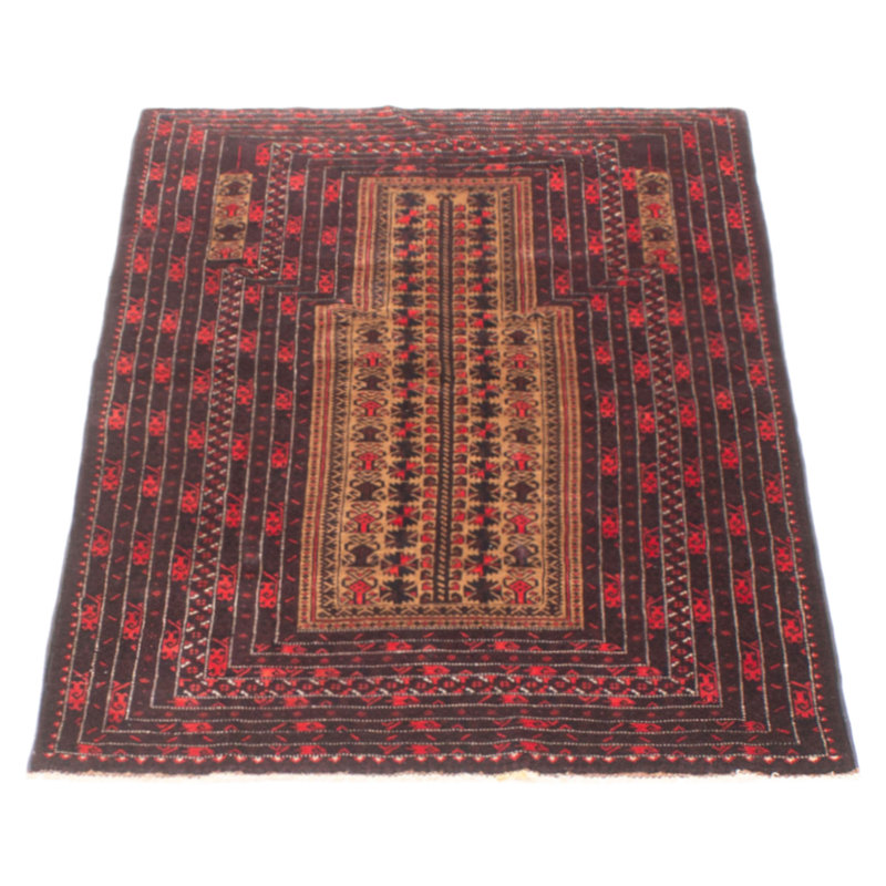 Teimani Brown Rug 3'4" x 5'6"