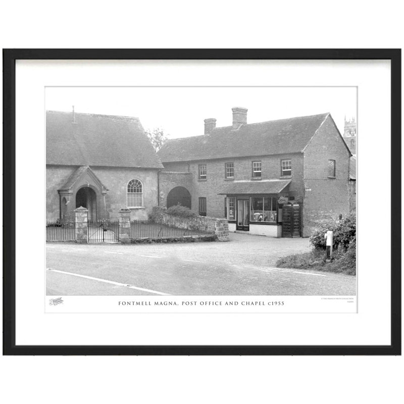 Fontmell Magna, Post Office And Chapel C1955 by Francis Frith - Single Picture Frame Print, 60cm H x 80cm W x 2.3cm D