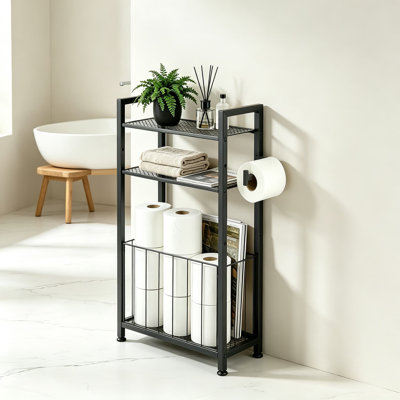 Metal Freestanding Bathroom Shelves