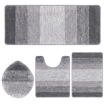 Lazzuro Microfiber Non-Slip Rugs