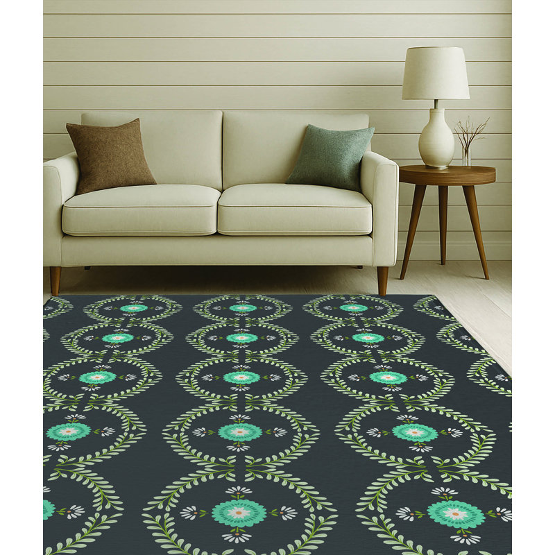 Bree Low Pile Decorative Indoor Area Rug, Rectangle 8' x 10'