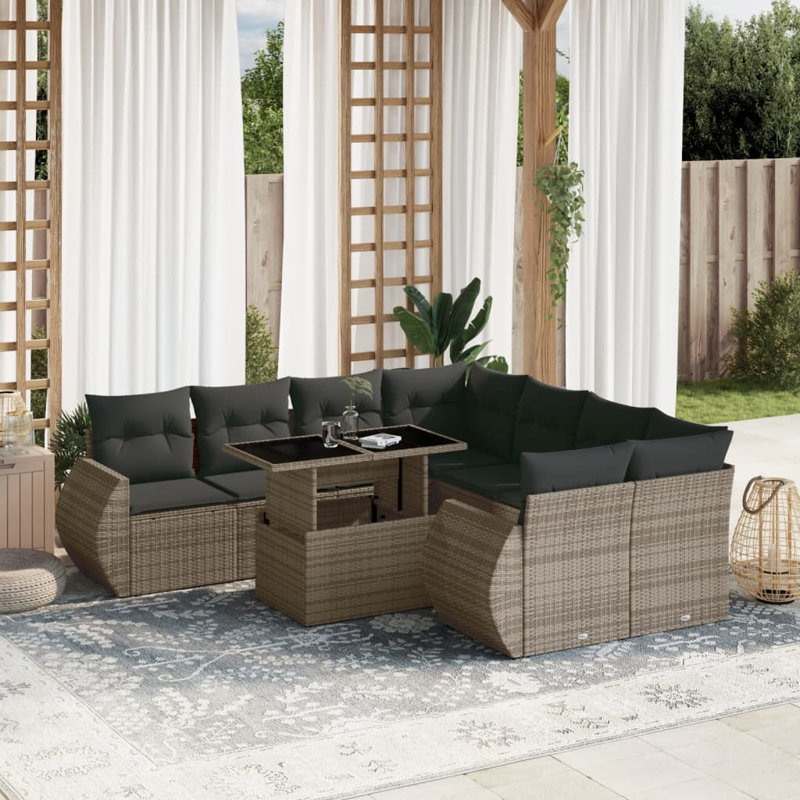 Ensemble de canapé de jardin Vidaxl