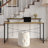 Metal Writing Desk With Shelf-874646595-874646597