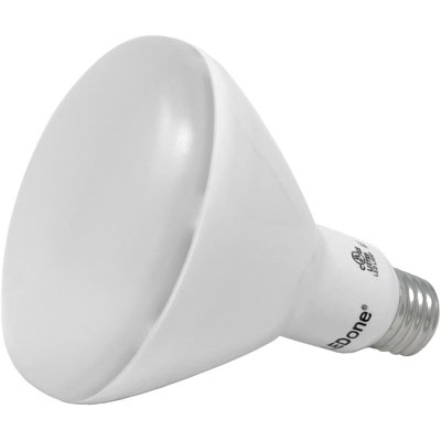 13.5 Watt (75 Watt Equivalent), BR30 LED Dimmable Light Bulb, Warm White (2700K) Base -  LEDone, BR30-75WE-13.5WD27K 6 PACK