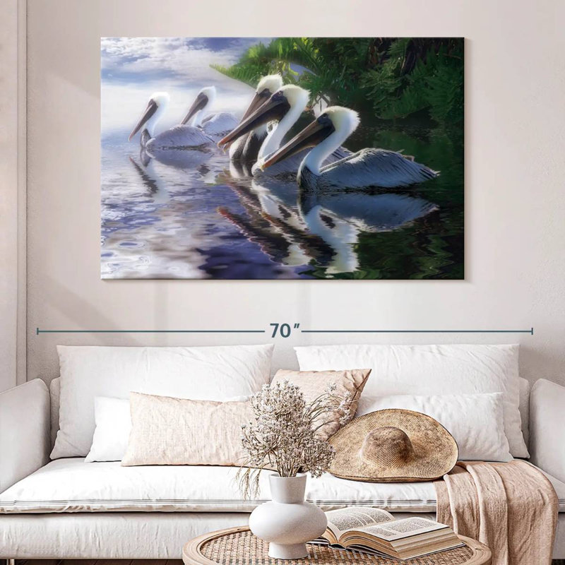 Crowic Pelicans, H 34 po x l 51 po
