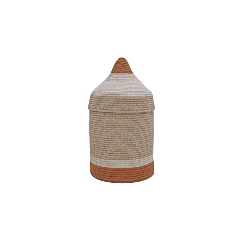 Panier en composite Lorena Canals, Brun / Beige
