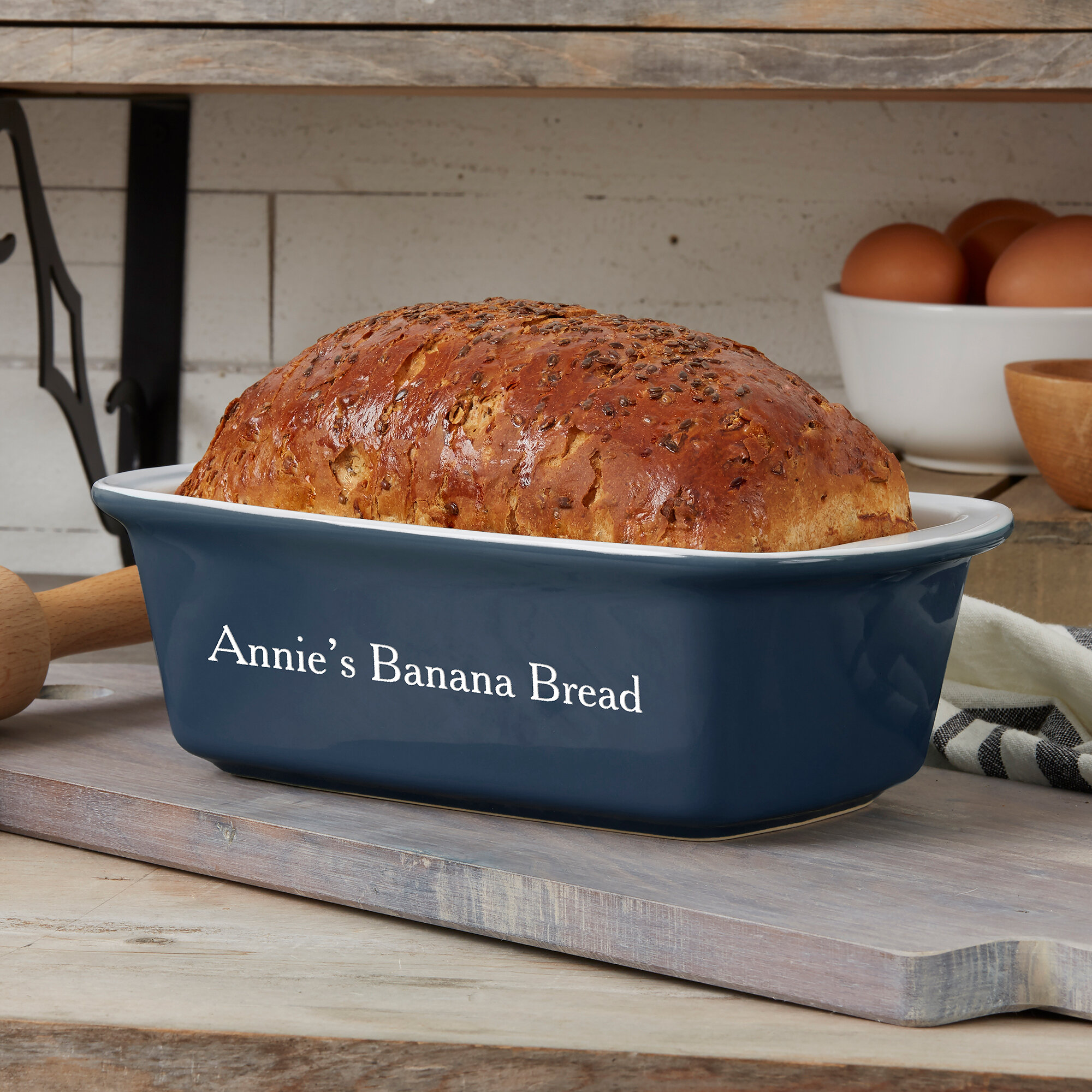 Le Creuset, Kitchen, New Le Creuset Green Stoneware Rectangular Bread  Loaf Pan Meatloaf