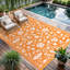 Tapis floral en plastique avec sac pour l'extérieur-129467247-129913460