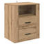 35cm W Manufactured Wood Bedside Table-469202655