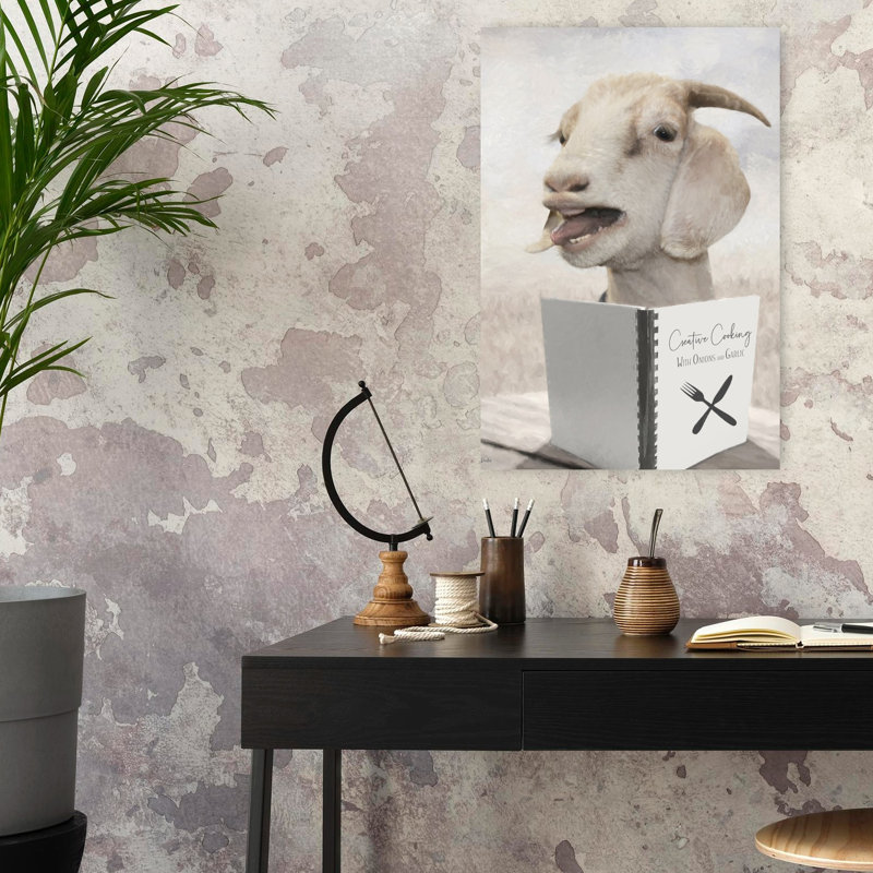 Art créatif de paysage animalier contemporain, H 24 po x l 16 po