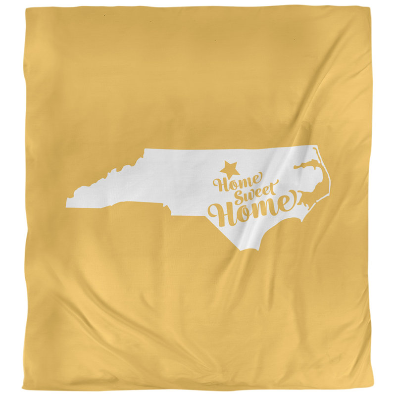 Housse de couette durham de la maison, Housse de couette pour très grand lit, Jaune, Microfibre