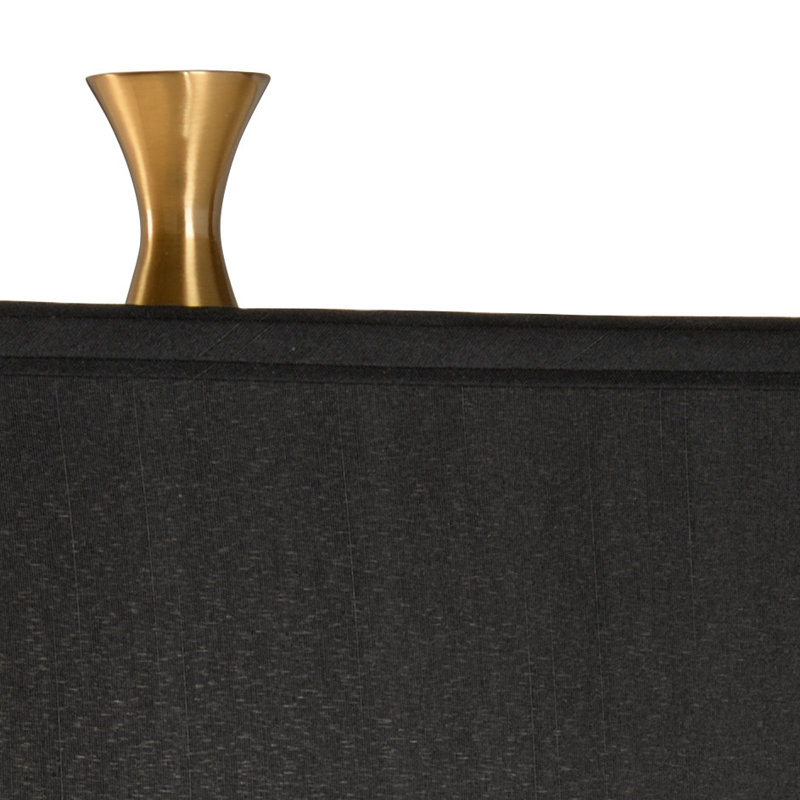 Lampe de table 37 po Coastal, Noir