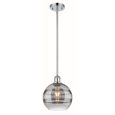 Ballston Bienes 1 Light Stem Hung Pendant-516-G556